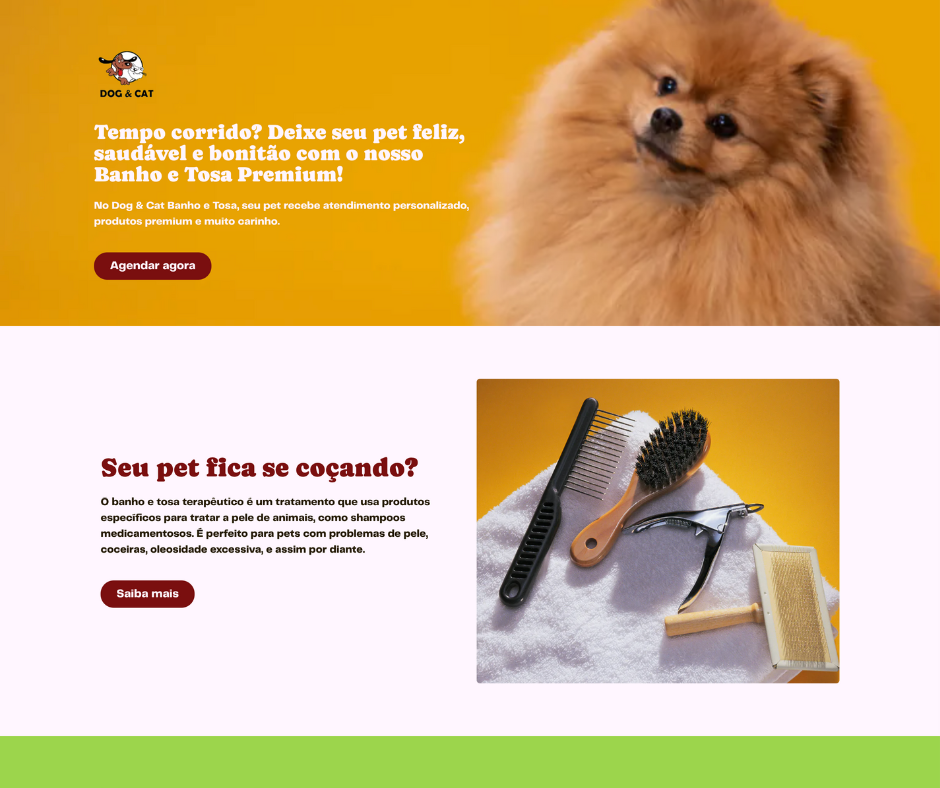 Imagem - Página de vendas - Dog & Cat